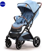 Noiller Premium Kinderwagen - Baby wagen - Baby buggy - Lichtgewicht - Blauw