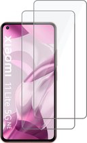 2x Screenprotector geschikt voor Glas voor Xiaomi Mi 11 Lite 5G NE - Beschermglas Screen Protector Glas