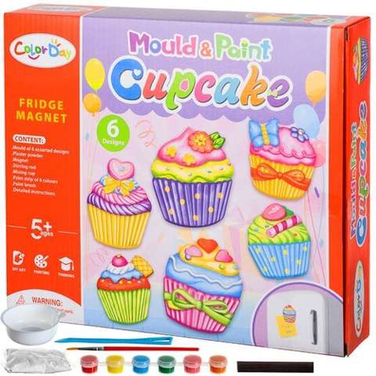 | Magneten maken | Cupcake | Knutselpakket | - iso trade