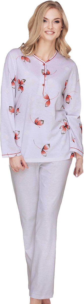 Cybèle Pyjama 'Flower' - Lange Mouw Maat 42