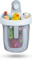 Collectionneur de speelgoed de bain Munchkin Super Scoop - Jouets exclusifs - Filet de rangement - Grijs - Robuste - Filet à jouets salle de bain -