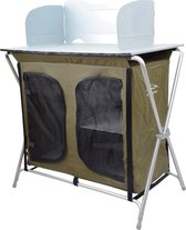Camping Keukenkast -Met Windscherm - Kookkast - Voorraadkast