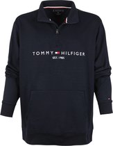 Tommy Hilfiger - Big and Tall Pullover Donkerblauw - 4XL - Regular-fit
