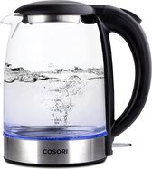 Waterkoker glas Opbergvak voor snoer - Automatisch uitschakelen - Plat verwarmingselement