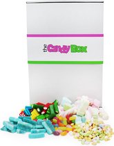 The Candy Box - Maxi Aram - Snoep & Snoepgoed cadeau doos - 0,5kg - haribo - pico balla - blueberry - zuur - zoet - jelly beans - spekken - manna - Fini - staafjes - Uitdeel en ver