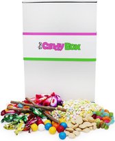 The Candy Box - Gekke Hollanders - Snoep & Snoepgoed cadeau doos - 0,5KG - fruitmix - jelly beans - kauwgomballen - zoethout - haverstropitten - toffee caramel - Uitdeel en verjaardag cadeau doos voor vrouwen, mannen en kinderen