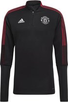 Adidas Manchester United Tiro sr. voetbalsweater zwart