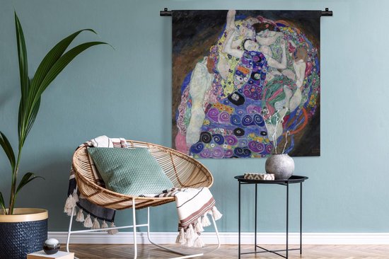 Tenture murale - Tissu mural - La vierge - Gustav Klimt - 90x90 cm - Tapisserie murale