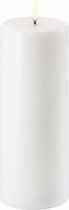 Uyuni Pillar Candle Nordic White - Ledkaars - 7.8 x 20cm
