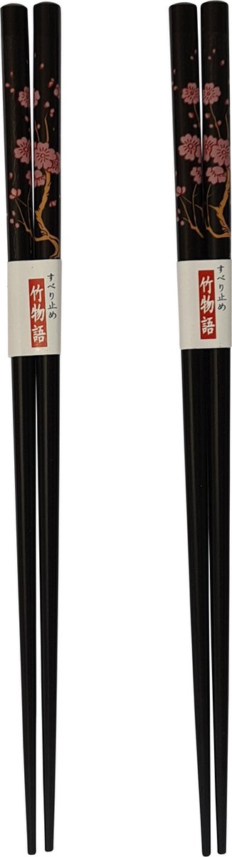 DongDong - Eetstokjes Japanse stijl - 2 paar - Kersenbloesem motief