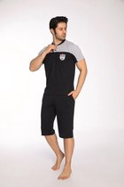 Sivassi Heren Pyjama | 2-Delige Set | Lange Mouwen | Heren Pyjama Katoen | Heren Pyjama Volwassen | Maat M