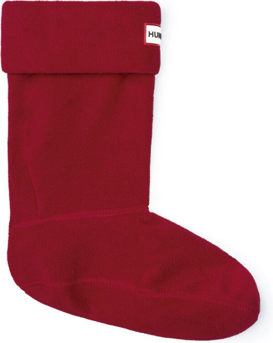 Hunter - Fleece sokken voor volwassenen - Laag - Helder rood - maat M