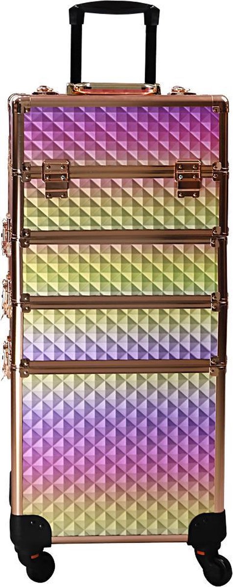 Goedkoopste Aluminium Trolley Colorful/Golden rose 4in1