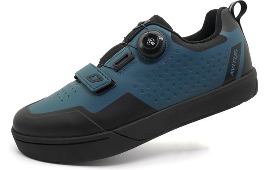 Avitus DTS - Fietsschoenen - Mountainbike schoenen - SPD - Mtb Schoenen heren - Draaisluiting - Maat 42 - Blauw