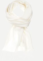 Steppin' Out Herfst/Winter 2021  Lambswol Scarf Mannen - Regular Fit - Wol - Wit (one)