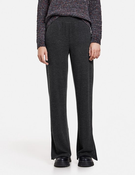 TAIFUN Dames jersey broek met wijde pijpen | bol.com
