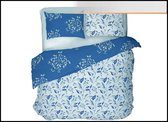 Dekbedovertrek Flanel 200 x 220 cm bleu