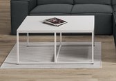 Meubella - Salontafel Ballari 2 - Wit - 102 cm