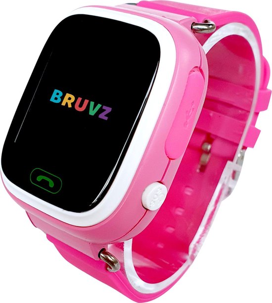 Staat Gelukkig is dat of BRUVZ KB600 – GPS Horloge Kind – Smartwatch Kinderen – GPS Tracker Kind  –... | bol.com
