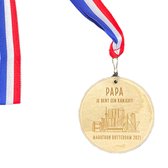 Medaille papa je bent een kanjert! Marathon Rotterdam 2022