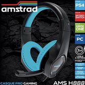 Casque Pro Gaming AMSTRAD H888 Blauw