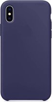 iParadise iPhone X/XS/10 hoesje donker blauw siliconen case