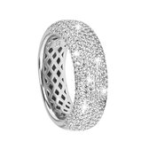 Di Lusso - Ring Sophia - Zirkonia - Zilver 925 - Dames - 17.00 mm