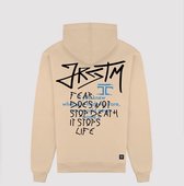 JORCUSTOM JRCSTM Slim Fit Hoodie - Beige - Volwassenen - Maat XS