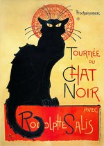 Vintage Poster Le Chat Noir - Affiche van Théophile - Alexandre Steinlen - 70x50 cm