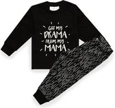 Fun2Wear - Pyjama Mama's Drama - Zwart - Maat 80 - Meisjes