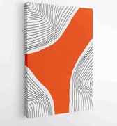 Handgeschilderde illustraties muur kunst vector. Oppervlakte patroon ontwerp. 2 - Moderne schilderijen – Verticaal – 1857705466 - 50*40 Vertical