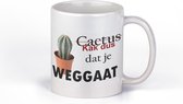 Cadeau mok - collega - afscheid - Kak dus dat je weggaat - grappige beker - 300 ml - mok met tekst - stagiare weggaan - verlaten | cadeaumok met tekst bedrukt