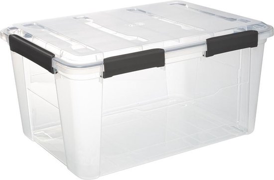 Five® Waterdichte opbergbox 50 liter - 173693 - Stapelbaar, Nestbaar, Met  deksel,... | bol