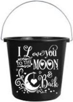 Poets - Emmer - 5 liter - Love you - To the moon and back - Fopartikel