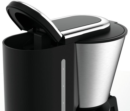 WMF KITCHENminis 0412270011 - Filter-koffiezetapparaat - Compact - 5 Kopjes - Zwart/RVS - Thermoskan