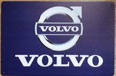 Volvo Logo Reclamebord van metaal METALEN-WANDBORD - MUURPLAAT - VINTAGE - RETRO - HORECA- BORD-WANDDECORATIE -TEKSTBORD - DECORATIEBORD - RECLAMEPLAAT - WANDPLAAT - NOSTALGIE -CAF