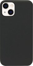 ADEL Siliconen Back Cover Softcase Hoesje Geschikt voor iPhone 13 Mini - Zwart