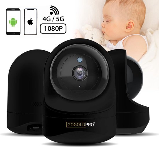 Full HD Wifi Babyfoon met Camera 2.0 - Beveiligingscamera - Babyfoon met  Camera - App... | bol.com
