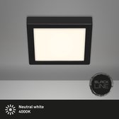 Briloner Leuchten - Led-plafondlamp, plafondlamp, 16,5 watt, 1.600 lumen, 4.000 kelvin, zwart-wit