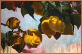 JUNIQE - Poster met kunststof lijst Lemons (02) -40x60 /Geel & Groen