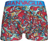 Gianvaglia Boxershorts 3-PACK 007 fantasieprint in rood - XL SIZE