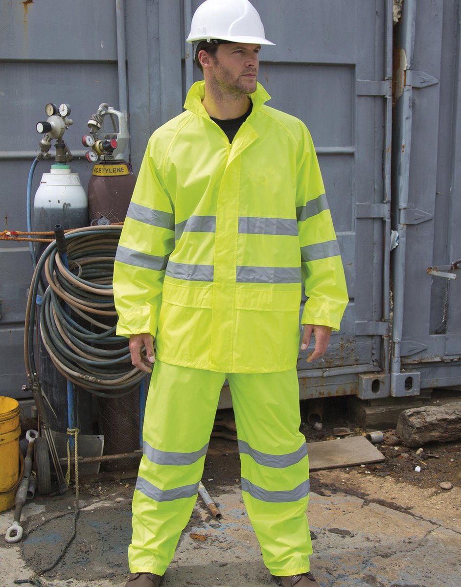 Regatta High Vis Waterproof Suit RT216 Fluorescent Geel