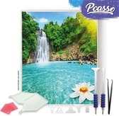 Pcasso ® Waterval - Diamond Painting - Incl. Veel Diamond Painting Accessoires - Diamond Painting Kinderen - Diamond Painting Dieren - Diamond painting volwassenen - 30x40 CM