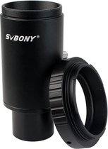 Svbony Telescopische camera adapter - 1,25 inch - M42 projectie adapter - aluminium T2 T mount adapter - Geschikt voor Canon