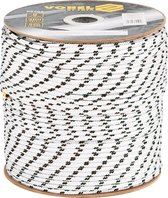Touw op rol - 4mm - 400 meter - Groen/rood