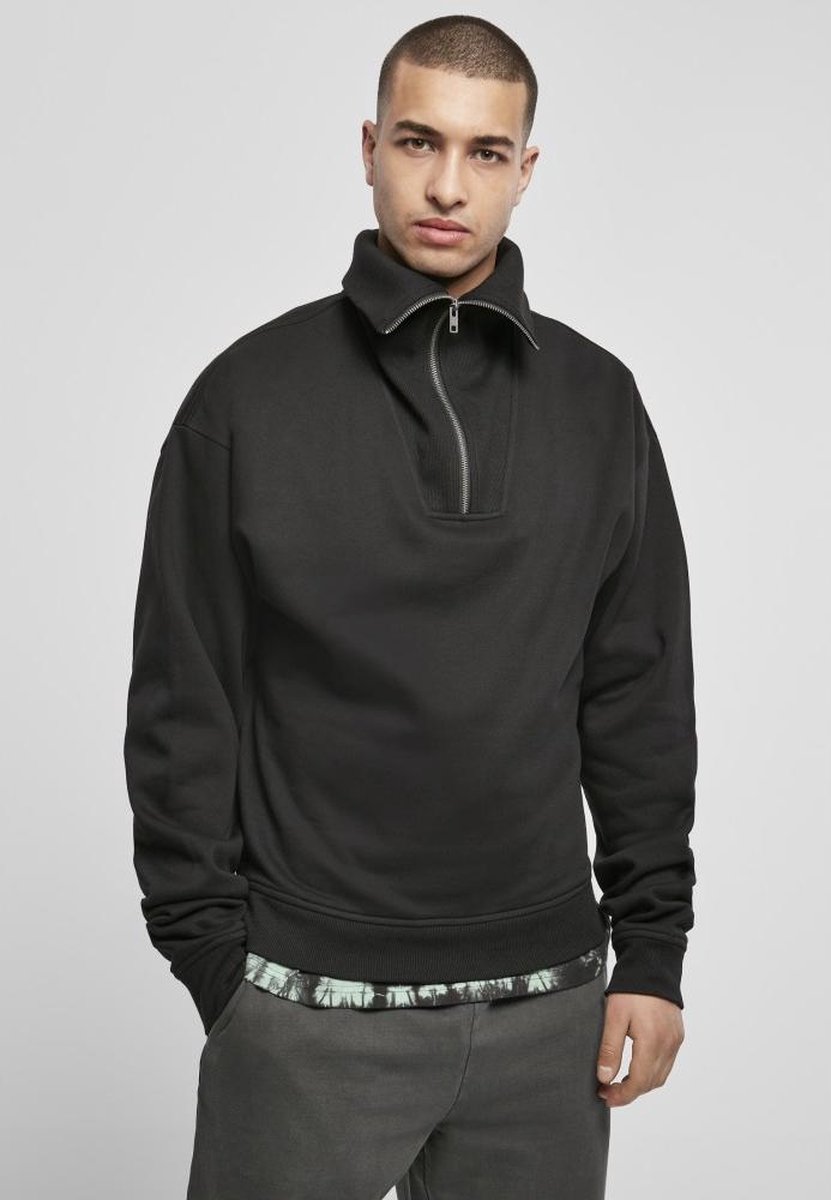 Urban Classics Big Troyer Sweater/trui S Zwart