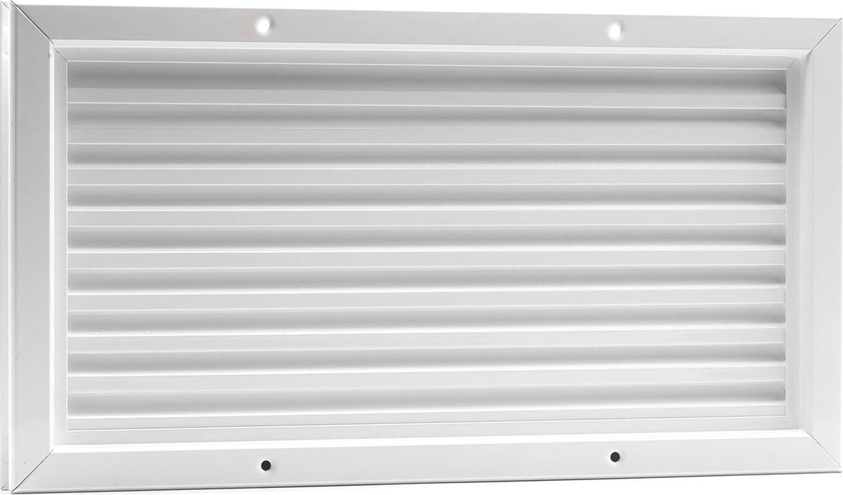 ALU deurrooster 445x245mm wit