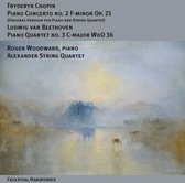 Roger Woodward & Alexander String Quartet - Chopin Op.21/Beethoven Woo36 (CD)