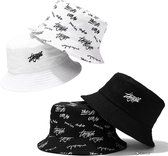 2x Reversible ThugLife Bucket Hat - Omkeerbaar Vissershoedjes Thug life