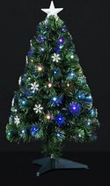 Kunstkerstboom spar met verlichting - H 90 cm - LED veelkleurig